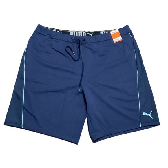 PUMA Men’s Activewear Active Stretchlite Blue Short Size XXL NEW - Picture 1 of 9